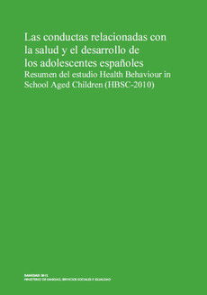 Portada del documento: Las conductas relacionadas con la salud y el desarrollo de los adolescentes españoles