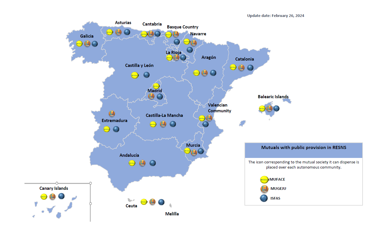 Mapa mutualidades receta