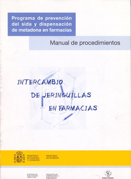 Intercambio de jeringuillas en farmacias