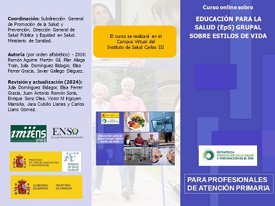 Curso online Educación para la Salud (EpS) Grupal sobre Estilos de Vida