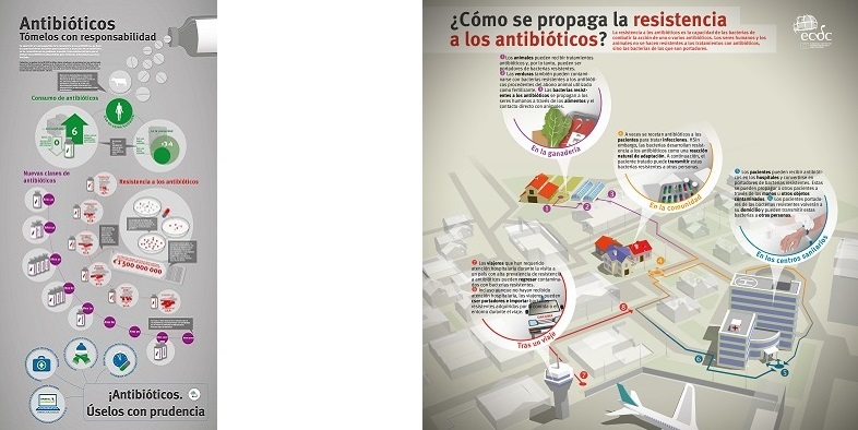  ¿Cómo se propaga la resistencia a los antibióticos.  Antibióticos Tómelos con Responsabilidad  