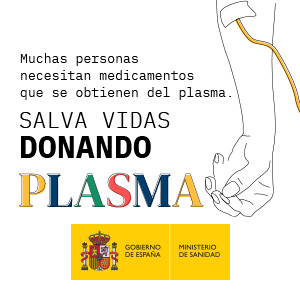 Cartel Salva vidas DONANDO PLASMA