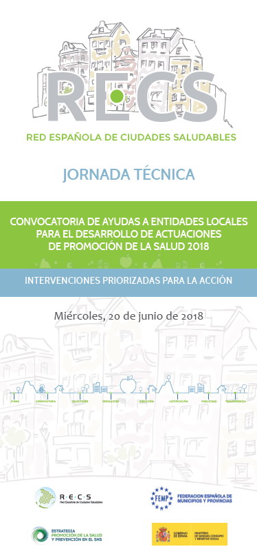 Imagen de la Jornada Técnica sobre la convocatoria de ayudas a entidades locales para el desarrollo de actuaciones de promoción de la salud 2018. Intervenciones priorizadas para la acción (IPAs)