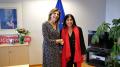 13/03/2023 - La ministra de Sanidad comparte con la comisaria Kyriakides las prioridades sanitarias de España durante la Presidencia del Consejo de la UE