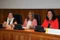 03/07/2014 - La ministra de Sanidad, Servicios Sociales e Igualdad, Ana Mato, junto a la presidenta del Consejo General de Colegios Oficiales de Farmacéuticos,Carmen Peña, y la secretaria General de Sanidad, Pilar Farjas, durante la presentación del Pacto por la Sostenibilidad y la Calidad del Sistema Nacional de Salud firmado con los profesionales farmacéuticos