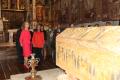 19/09/2012 - La ministra de Sanidad, Servicios Sociales e Igualdad y S.M. la Reina en su visita al Monasterio de Santa Mª La Real de Las Huelfas, Burgos. Casa de S.M. el Rey. Borja Fotógrafos.