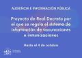 16/09/2024 - Sanidad inicia la tramitación del proyecto de real decreto por el que se regula el SIVAIN (Sistema de Información de Vacunaciones e Inmunizaciones)