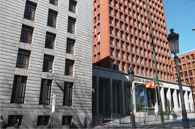 Fachada del Ministerio de Sanidad