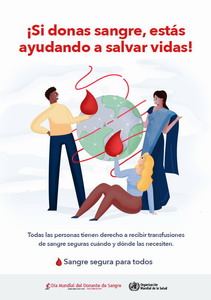 Cartel Día Mundial del Donante de Sangre 2019