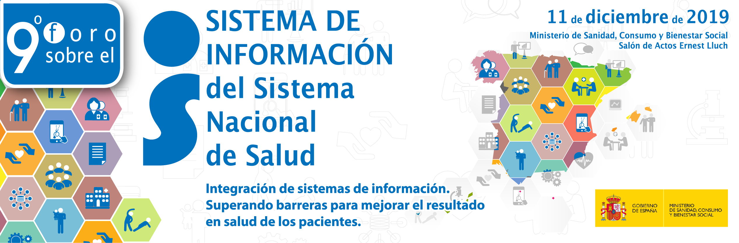 Logotipo del 9º Foro del Sistema Nacional de Salud